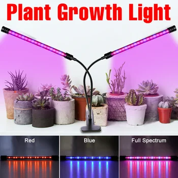 USB Лампа для выращивания растений IP66 Водонепроницаемая Светодиодная лампа Для Выращивания Семян Комнатных Цветов Growbox Phytolamp Полный Спектр Три режима Освещения