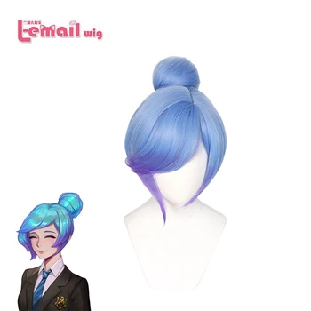 Парик L-email из синтетических волос Игра LOL Star Guardian Орианна Косплей Парики Больше не производятся