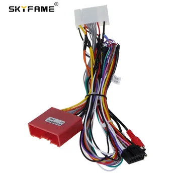 Жгут проводов SKYFAME 16Pin для автомобильной стереосистемы MAZDA6 2004-2012, кабели питания для Android-хоста Big scerren