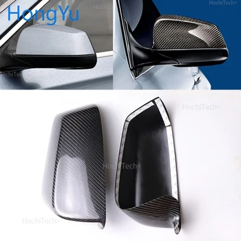 Для BMW 5 серии E61 LCI 2008-2010 Высококачественный корпус бокового зеркала из углеродного волокна, крышка зеркала заднего вида, аксессуары для зеркал