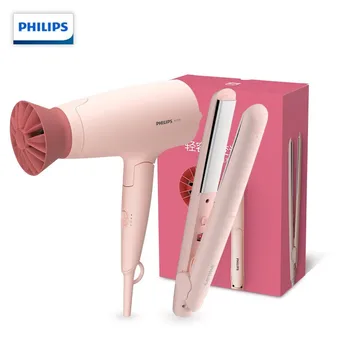 Philips 3000 Series BHP398 1600 Вт Фен и выпрямитель для волос с Быстросохнущей Складной Ручкой Для Ухода За волосами Для Дома и путешествий