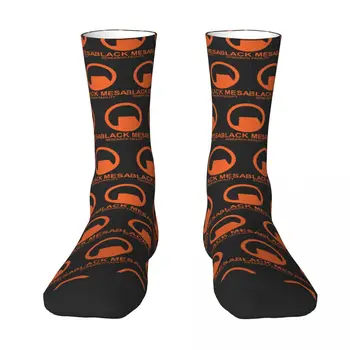 Забавный Черный исследовательский центр Mesa Оранжевые Носки Essential Essential для взрослых Лучшая покупка Полевой упаковки Эластичные чулки Nerdy