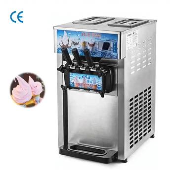Производители Мягкого Мороженого с тремя Вкусами, Коммерческий Электрический Настольный Автомат по продаже мороженого BL25Y