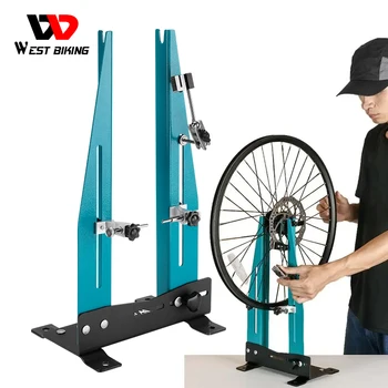 WEST BIKING Подставка для настройки велосипедных колес, Регулировочные диски для велосипеда, Комплект колес для шоссейного велосипеда, Набор инструментов для ремонта велосипеда BMX, Велосипед