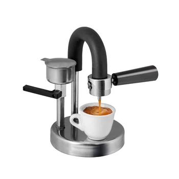 Удобный кофейник для эспрессо на открытом воздухе для домашнего офиса Итальянская кофемашина ручной работы может нагреваться газовой плитой