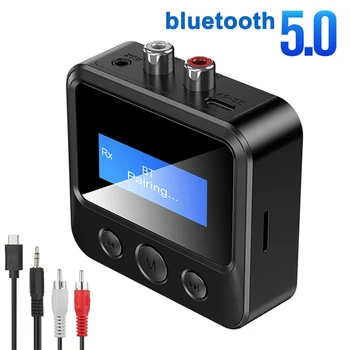 Bluetooth 5,0 Передатчик Приемник EDR Беспроводной Адаптер USB Dongle 3,5 мм AUX RCA для ТВ ПК Наушники Домашний Стерео Автомобильный Hi FI Аудио