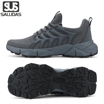 SALUDAS / Оригинальные мужские кроссовки для бега, повседневная обувь для прогулок, Дышащие Уличные походные кроссовки, легкие амортизирующие кроссовки