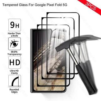 3ШТ 9H Закаленное Стекло Для Google Pixel Fold 5G Pixle Folder 2023 G9FPL 5,8 