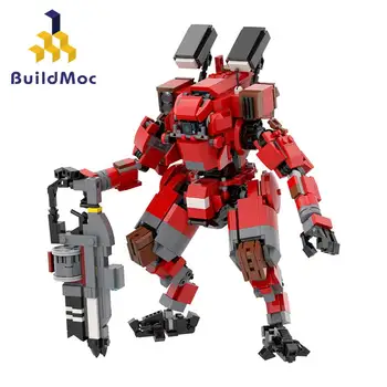 Buildmoc Игра Titanfallsed Vanguard-класс Titan MOB-1316 Titan Mecha Технический Робот Строительные Блоки Игрушки Для Детей 976 шт. 