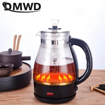DMWD Автоматическая паровая кофеварка Многофункциональный Электрический чайник Американская кофеварка Бытовой чайник для черного чая с цветами кофейник