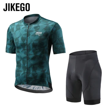 Комплекты джерси для велоспорта JIKEGO Pro MTB, велосипедные шорты, одежда для горного велосипеда, байкерские костюмы, мужские колготки, Светоотражающие 5 часов