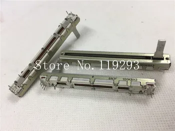 [BELLA]Тайваньский потенциометр Welford 7,5 см с двойным фейдером B100K Длина ручки 10 мм,15 мм-10 шт./лот