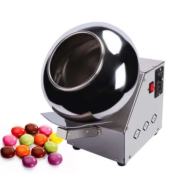 Автоматическая Лакировочная Машина для Нагрева И сушки Арахиса шоколада Gummy Candy Small, Покрытая сахаром, Автоматическая