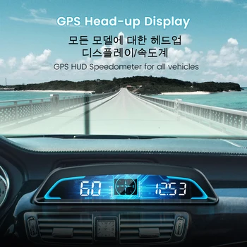 GEARELEC G3 GPS HUD Heads Up Дисплей Автомобильный Спидометр Умный Цифровой Будильник Напоминание Метр Автомобильная Электроника Аксессуары Для всех Автомобилей
