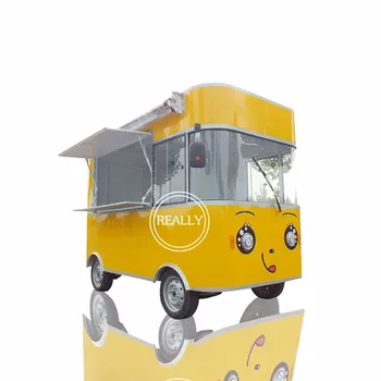 Многофункциональный настраиваемый популярный трейлер для уличной еды / тележка для еды/ фургон быстрого питания для продажи дизайна продуктов питания