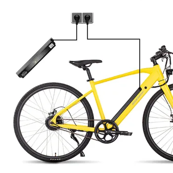 литиевая батарея 36 В/48 В, дорожный велосипед со скрытым литиевым аккумулятором