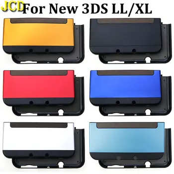 JCD Для нового контроллера 3DSLL 3DSXL Жесткий Алюминиевый Защитный Чехол Верхняя Нижняя Крышка Корпуса Shell Для Новой игры 3DS XL LL