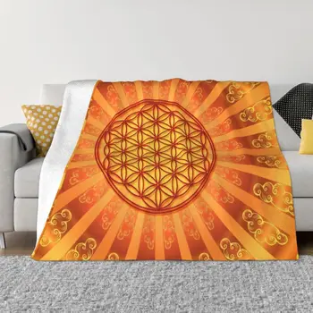 Одеяло с Геометрической Мандалой 