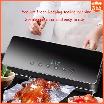Электрический Вакуумный Упаковщик Для домашней кухни Для Запечатывания Свежей упаковки, машина для консервирования пищевых продуктов
