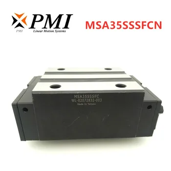 100% Оригинальный блок PMI MSA35S MSA35S-N MSA35SSSFCN линейная направляющая слайдер блок каретки для CO2 лазерного станка с ЧПУ