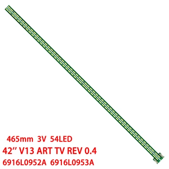 Новый комплект из 2 предметов 54LED 468 мм светодиодная лента для 42PFL5008M 6922L-0030A 42 ART TV REV 0,6 1 R L-TYPE 6920L-0001C 6916L0952A 42LA740V