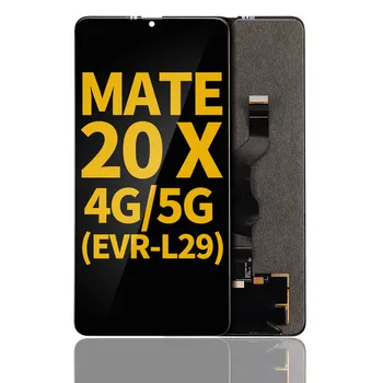 Замена OLED-экрана без рамки для Huawei Mate 20 X 4G/5G (EVR-L29) (восстановленный) (черный)