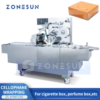 Автоматическая Горизонтально-поточная Упаковочная машина ZONESUN BOPP для Упаковки и Герметизации Упакованных продуктов в Картонные коробки ZS-BT250