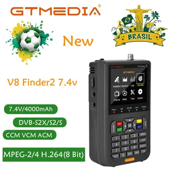 GTMEDIA V8 Finder 2 7,4 V Устройство поиска спутникового сигнала DVB-S/S2/S2X Digital 1080P HD H.264 VS ST-5150 V8 FINDER PRO WS6933 WS6980