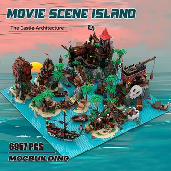 Наборы для сборки Movie Islands MOC Строительные блоки Модель замка Технологические Кирпичи DIY Сборка Коллекция Архитектурные игрушки Рождественский подарок