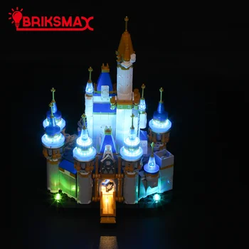 BriksMax светодиодный светильник для 40478, Мини-замок, сделай сам, игрушечные строительные блоки, набор освещения (модель не включена)
