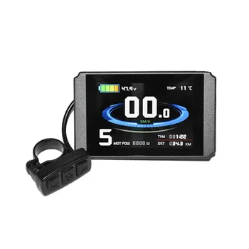 ЖК-дисплей KT Ebike 24 В 36 В 48 В Дисплей LCD8H с водонепроницаемым разъемом с USB-дисплеем для электрического велосипеда