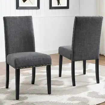 Обеденный стул, набор из 2 штук, серый