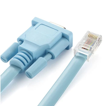 Консольный кабель USB RJ45 Cat5 Ethernet-Rs232 DB9 COM-порт, Последовательные Роутеры с опрокидыванием, сетевой адаптер, кабель длиной 1,8 М