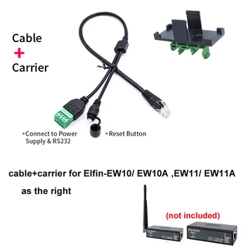 Адаптер для передачи данных Кабельный держатель для Elfin-EW10A EW11A Elfin-EE10A EE11A RJ45 Интерфейс RS232 RS485