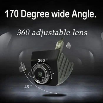 Boqueron 360 с возможностью поворота на 170 градусов AHD 720p Камера заднего вида автомобиля 
