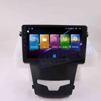 Автомобильный мультимедийный DVD-видеоплеер Android для Ssangyong Korando 2015 GPS-навигация, магнитофон, головное устройство авторадио