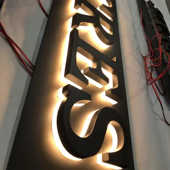 Буквы и вывески каналов с подсветкой RGB для рекламы внутри помещений