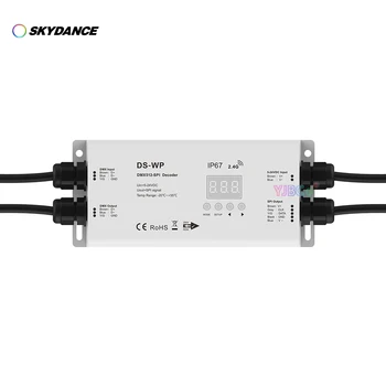 Skydance DS-WP DMX512 Преобразователь SPI 5V 24V 12V DMX512-SPI DMX Декодер RF контроллер 2.4G Пульт дистанционного управления для пиксельной светодиодной ленты