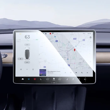 HD Центральная Навигационная пленка для экрана Tesla Model3 Y, Закаленная пленка, пленка для приборной панели, Детали для сборки ЖК-экрана