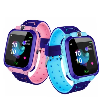 Смарт-часы Новые SOS Smartwatch для студентов Sim-карта LBS Местоположение Фото Водонепроницаемый подарок для мальчиков и девочек IOS Android