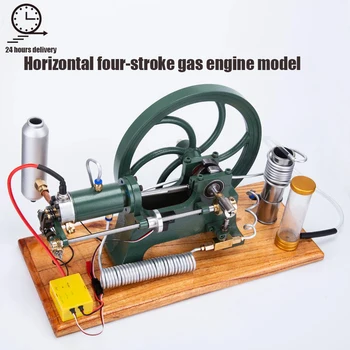 Одноцилиндровая модель двигателя внутреннего сгорания, цельнометаллическая игра для научных экспериментов, модифицированная игрушка 