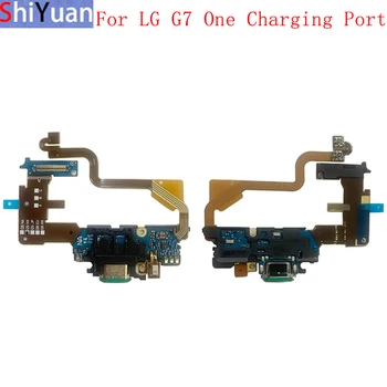 Плата разъема модуля USB-порта для зарядки Гибкий кабель для LG G7 One Q910 Запасные части для зарядного разъема