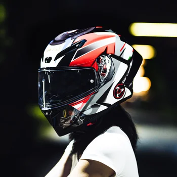 Будьте стильны с нашим мотоциклетным гоночным шлемом для мужчин и женщин, внедорожными шлемами для скоростного спуска, Мотобайкерским мотоциклетным гоночным шлемом