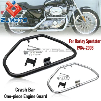 Аксессуары для мотоциклов Защита двигателя на шоссе Защита от падения Аварийная перекладина для Harley Sportster Iron 48 XL 883 1200 1984-03
