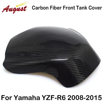Мотоцикл Из углеродного волокна, Защитная крышка топливного бака мотоцикла для Yamaha YZF R6 yzfr6 YZFR6 2008-2015