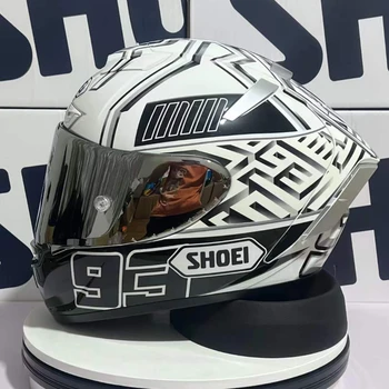 Мотоциклетный шлем, полнолицевый шлем X-Spirit III Marquez 4 X-Четырнадцать, спортивный велосипед, гоночный шлем, Мотоциклетный шлем