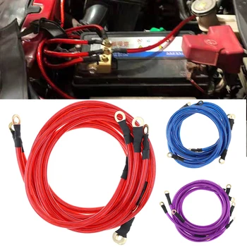 5-точечные Универсальные автомобильные кабели заземления Автоматический усилитель Перемычка Система проводов заземления Комплект для повышения мощности автомобилей SUV Auto