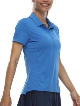 Новая одежда для гольфа и тенниса, женская рубашка Поло, Летние виды спорта, Гольф, короткий рукав, быстросохнущие растянутые рубашки для женщин, Футболка polo 2022