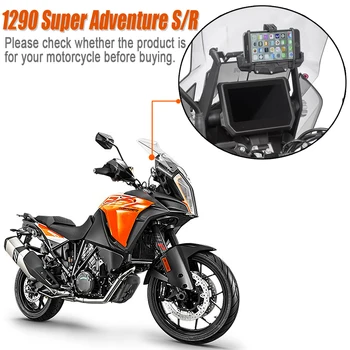 Мотоцикл GPS Навигатор для смартфона Монтажный кронштейн Адаптер держатель Бренд для 1290 Super Adventure S R 2017 - 2022 2021 2020