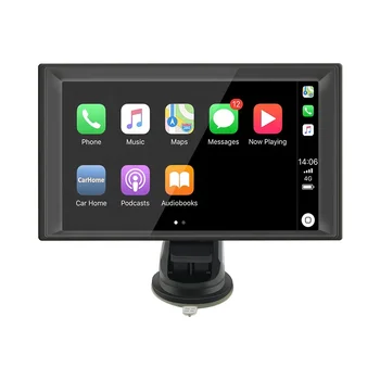 7-дюймовый сенсорный экран Carplay Android, автоматический мультимедийный плеер, беспроводной экран Carplay, светодиодный